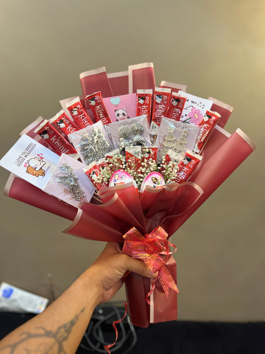 Luxury Chocolate & Jewelry Bouquet