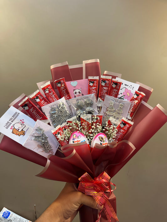 Luxury Chocolate & Jewelry Bouquet