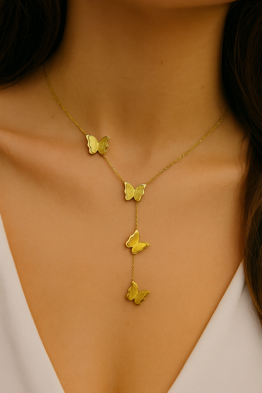 ✨ Butterfly Gold Necklace