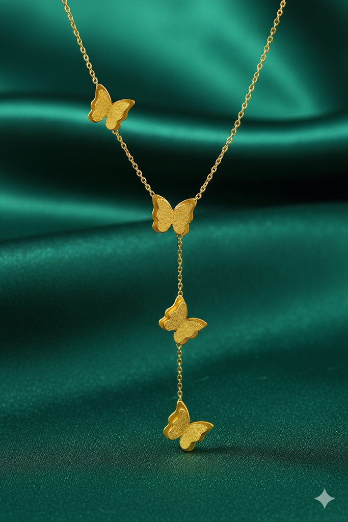 ✨ Butterfly Gold Necklace