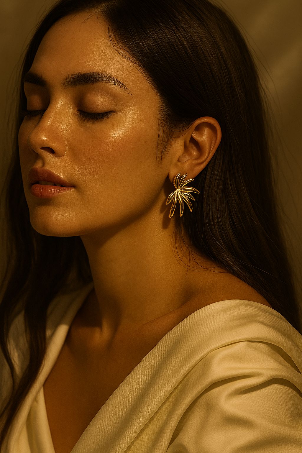 Golden Bloom Earrings